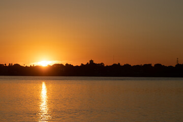 Fototapeta premium Atardecer en Bella Unión