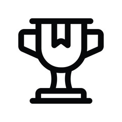 trophy icon. vector line icon for your website, mobile, presentation, and logo design.