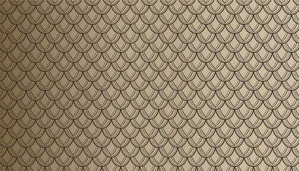 Fototapeta premium scale seamless pattern fish background repeated pattern skin fishs repeating scaled dragon or scallop texture squama shape printsnake repeat fishscale lattice design prints illustration