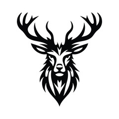 Deer silhouette vector  Wild Animal Vector Illustration