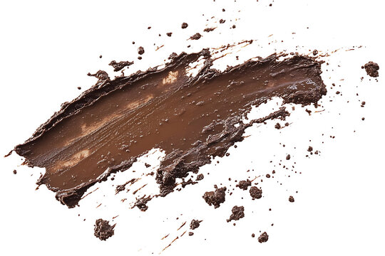 Isolated on wet mud, stains texture PNG