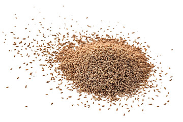 Isolated on ground cumin pile, minced caraway PNG