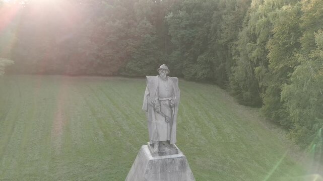 Memorial to Czech national hero Jan Zizka, The statue of John Zizka of Trocnov and the Chalice