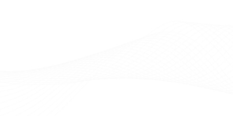 Abstract soft wave element for design. Digital frequency track equalizer. Stylized line art background. Vector illustration. Wave with lines created using blend tool. Curved wavy line, smooth stripe.