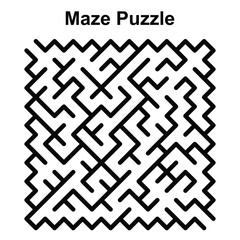 Kids riddle maze puzzle labyrinth vector illustration