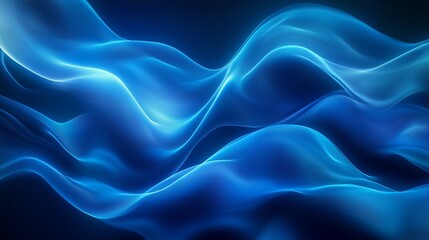 Obraz premium abstract blue background with waves