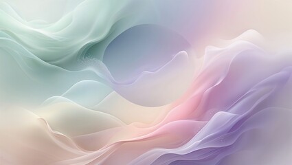 Obraz premium Phoenix Rising Against a Delicate, Dreamy Abstract Background, Featuring Soft Pastel Flames and Gentle Lighting, Symbolizing Rebirth and Transformation