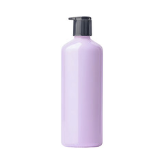 Lavender Plastic Bottle of Nail Polish Remover on transparent background