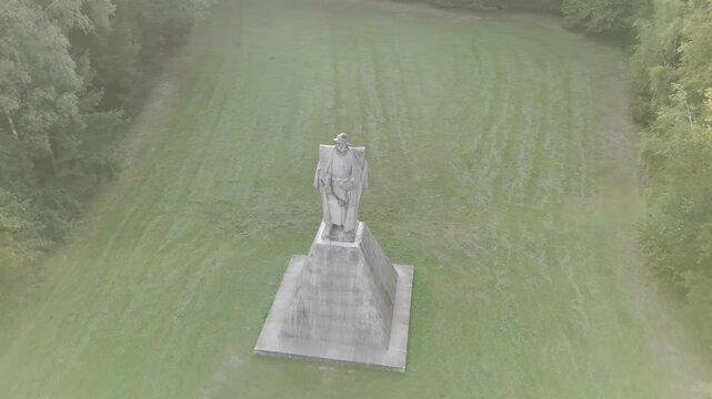 Memorial to Czech national hero Jan Zizka, The statue of John Zizka of Trocnov and the Chalice