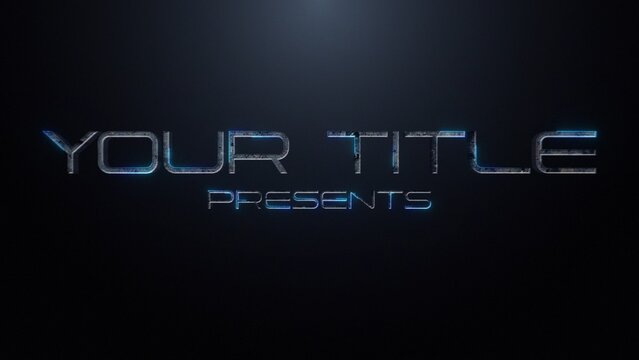 Epic Lasers Steel Metal Title Intro