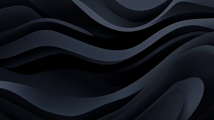 Fototapeta premium black abstract background design with waves