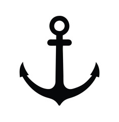 A anchor vector silhouette © AR Graphic It BD