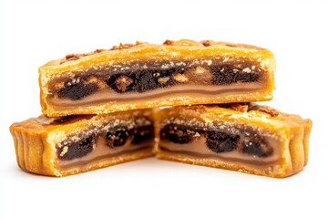 Delicious Layered Nut and Fruit Pastry Treat