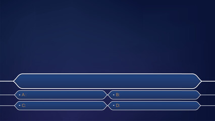Quiz Game Interface with Question and Multiple Choices