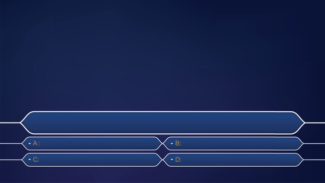 Quiz Game Interface with Question and Multiple Choices