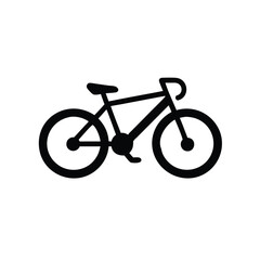 Fototapeta premium A bicycle vector silhouette
