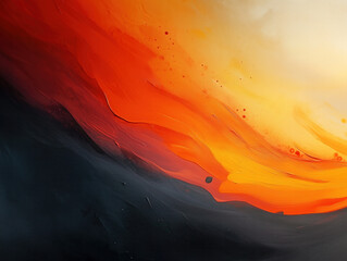 Obraz premium An Explosive Display of Vivid Colors Against a Dark Backdrop: A Dynamic and Captivating Visual Experience