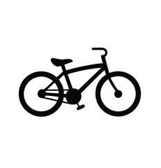 Fototapeta premium A bicycle vector silhouette