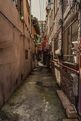 Fototapeta premium narrow street in the old town