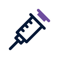syringe icon. vector dual tone icon for your website, mobile, presentation, and logo design.