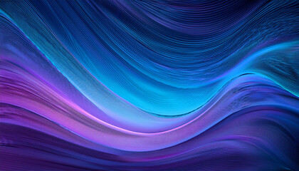 Fototapeta premium modern abstract waves in blue and purple gradient digital curved design background