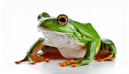 Naklejka premium frog remoted on white