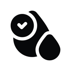 water icon. vector glyph icon for your website, mobile, presentation, and logo design.