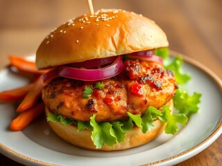 Delicious burger 