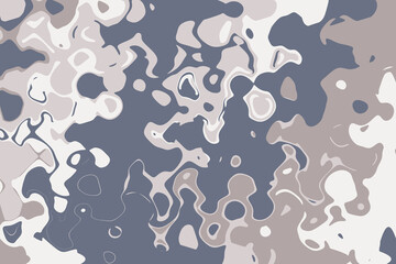 Blue brown beige doodle abstract background. Illustration for banner, poster, card