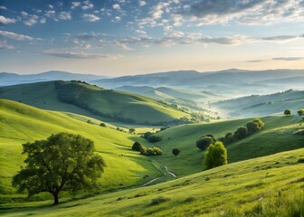 Obraz premium sunset-with-mountain-design 4k-wallpaper-sky