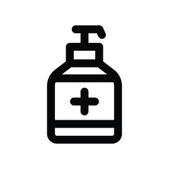 disinfectant icon. vector line icon for your website, mobile, presentation, and logo design.