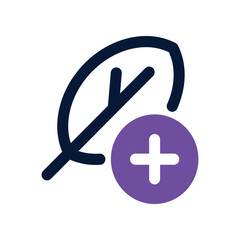 Fototapeta premium herbal icon. vector dual tone icon for your website, mobile, presentation, and logo design.