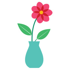 flower with vase