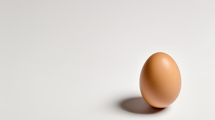 Fototapeta premium Chicken egg isolated on white background