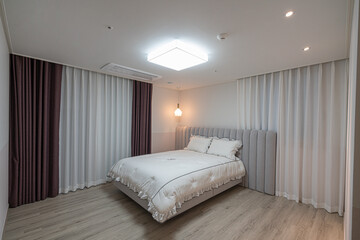 room with bed