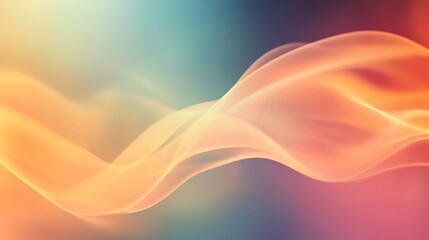 Fototapeta premium Abstract Orange Wave Abstract Background Design