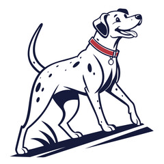 Minimalist Dog Logo Silhouette Perfect Vector Design on Transparent Backgrounds