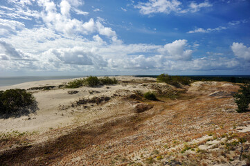 view of the Curonian Spit