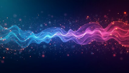 Dynamic Light Effects, Mesmerizing Abstract Lights, A Stunning Background of Illumination, Neon wave background