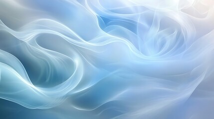 Fototapeta premium Abstract Blue Swirling Wave Pattern Design