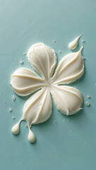 **"Whispers of Cream Blossom"**