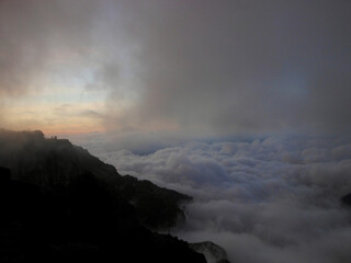 Atardecer en las Barrancas del Cobre