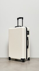 Off white Suitcase, Travel Bag, Luggage