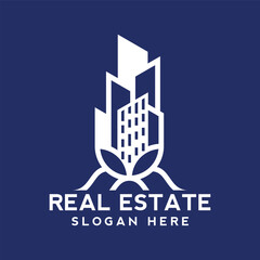 Modern real estate logo, building, roof, construction, real, estate, flat fully editable vector template, real estate corporate logo. Home logo vector template. Corporate real estate logo