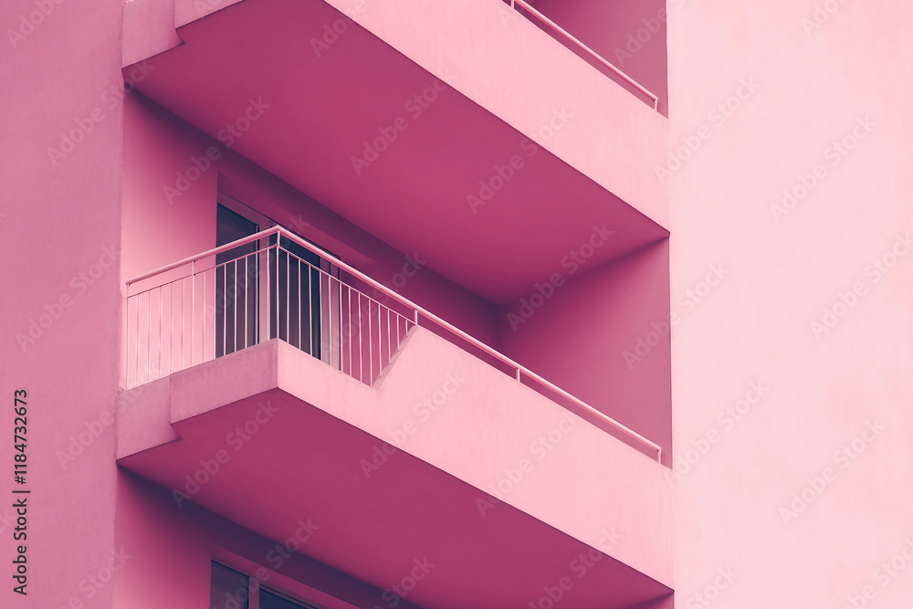 Poster creative colorful minimalistic picture made with generative ai