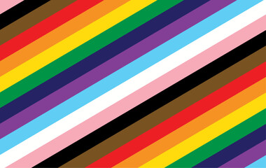 Pride Background with LGBTQ Pride Flag Colours. Rainbow Stripes Background in LGBT Gay Pride Wallpaper