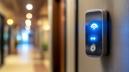 Modern Smart Home System with Soft Lighting Effects