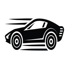 car isolated on white