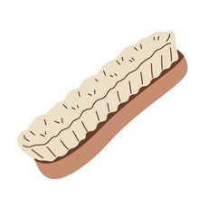 A cleaning brush. Home cleaning equipment.