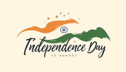 Obraz premium Colorful vector design representing India's Republic Day, featuring the national flag and iconic landmarks